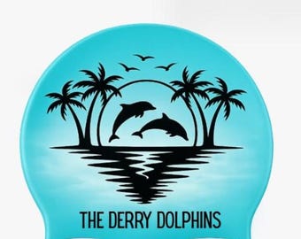 Cuffia da nuoto in silicone con stampa personalizzata / Cuffia da nuoto personalizzata con logo / Cuffia da nuoto per squadre, club ed eventi / Piccole quantità