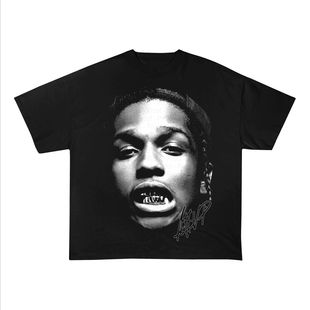 Asap Rocky T Shirts Asap Rocky, Rap Breathable Print T-Shirt main image 0