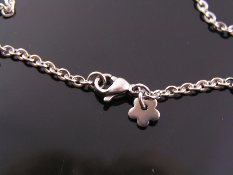 Friendship Necklaces with Gemstones Partner Necklace Teddybear Necklaces Matching Necklaces Jewelry for Friends N1587 Friendship Gift