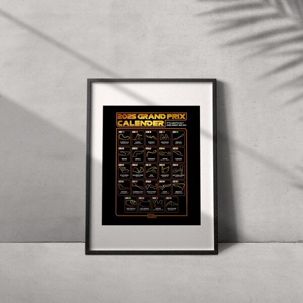 F1 Advent Calendar Etsy UK