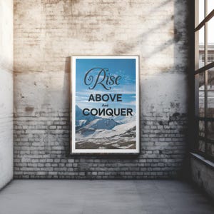 Wall art, motivational wall art, quote wall art, uplifting wall art, office decor