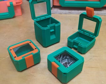 2x2, 2x4 Mini Lidded Insert Boxes for the Sortit System