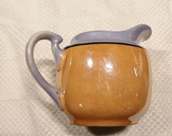 Mid-century Trico lusterware porcelain creamer Japan.