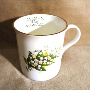 Crown Trent &quot;May&quot; fine bone china mug made in England.