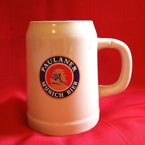 Paulaner Munich Bier ceramic stein.