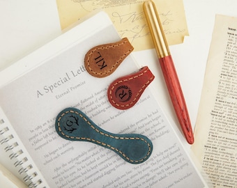 パーソナライズされたレザーブックマーク、レザーマグネットブックマーク、カスタムレザーブックマーク、パーソナライズされたブックマーク、読書家へのギフト、読書愛好家へのギフト