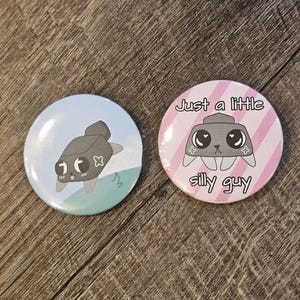 dandy's world pebble buttons, silly design, cheap