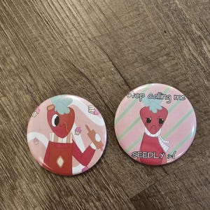 Sprout pinback buttons | Dandys world | funny pins