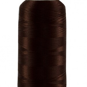 Fil polyester - Ligne inférieure 60 wt 3000 yds Marron foncé # 11402-648- Fil à courtepointe - Fil à coudre