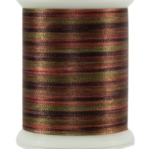 Fil de polyester - Trilobé panaché Fantastico 500 m Cinnamon Twist # 11701-5162 40 wt. Fils de qualité supérieure