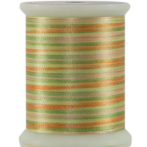Polyester Thread - Fantastico Variegated Trilobal 40 wt.  500 yd Mango Salsa # 11701-5085  Superior Threads