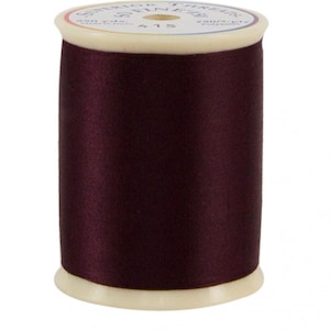 Polyester Thread - So Fine Superior - 50 wt. 550 yds Cherrywood Red Quilting Sewing Thread