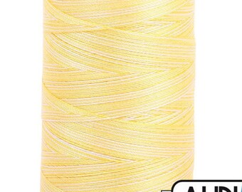 Cotton Thread -Aurifil Lemon Ice  Cotton Mako Variegated Thread AURA1140-3910 - topstitch thread - quilt thread