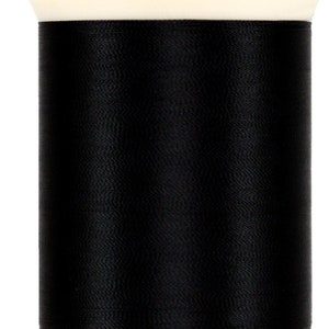 Superior MicroQuilter Poly 100wt 800yd Spool Black # 146-01-7010- Sewing Thread - Quilting Thread