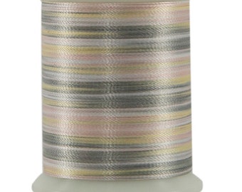 Polyester Thread -Fantastico Variegated Trilobal 500yd Oyster Shell # 11701-5077 Superior Threads