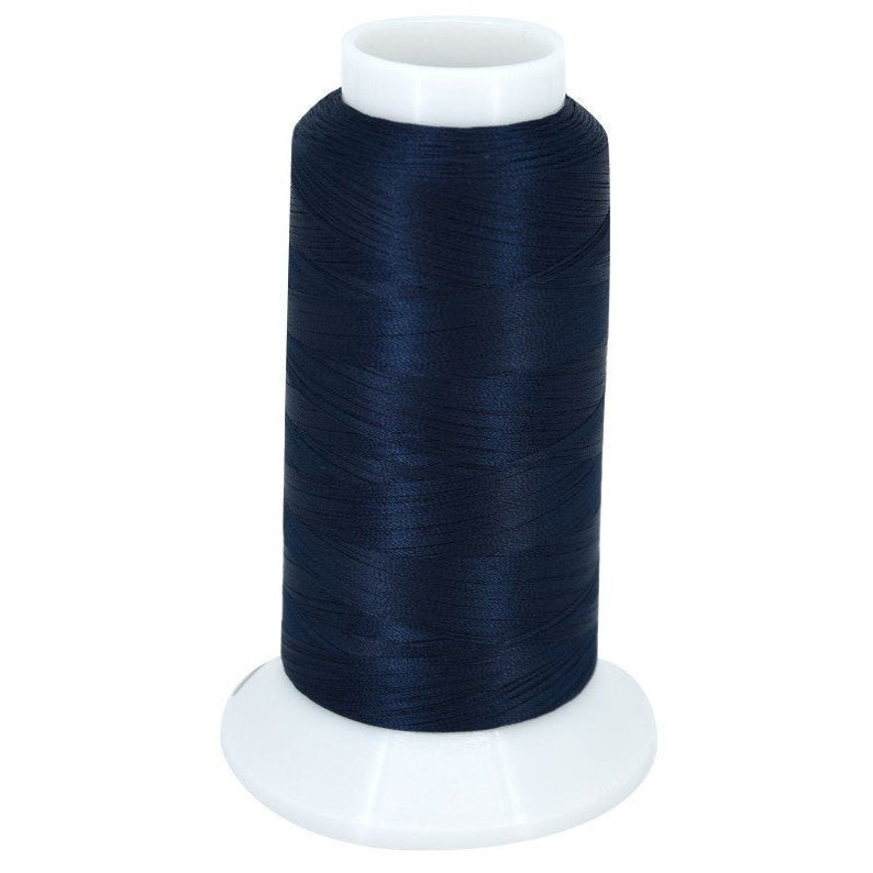 Bottom Line Polyester Thread Cone 60wt 3000 yds Dark Blue # 1140 Bottom Line Polyester Thread Cone 60wt 3000 yds Dark Blue # 1140