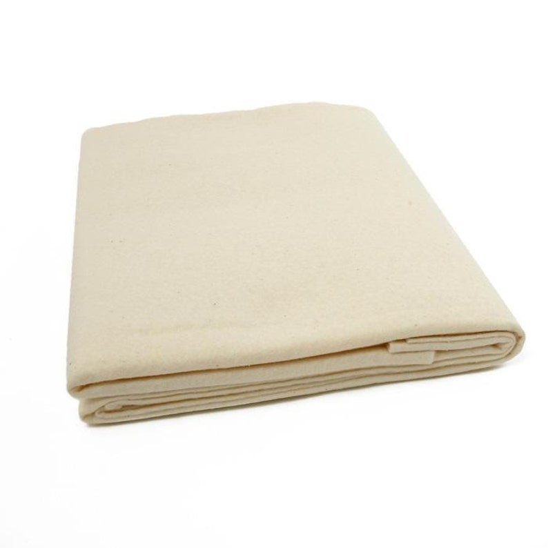 Dream Blend for Machines Quilters Dream Batting Cotton Poly Blend Mid Loft Medium Weight Throw Size Natural Color