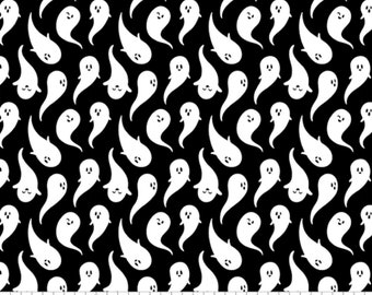 Halloween fabric -Ghosts - Lift Your Spirits- Spellbound Camelot Collection-Hallow-Queen-100% Cotton-Ghosts ~ Choose your Cut