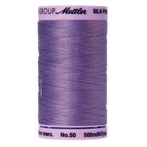 Cotton Thread - Mettler Silk-Finish 50 wt All Purpose Solid- 9104-0029 Lavendar-Quilting Thread - Sewing Thread
