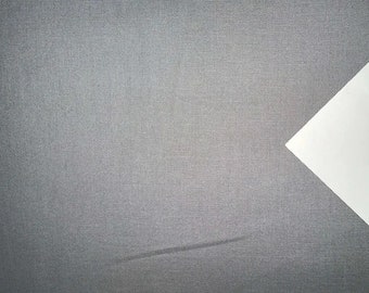 Solid Grey Steel Cotton Fabric: Quilting & Sewing - Choose Your Cut