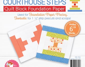  Papers for Foundation Piecing: Quilter-Tested Blank Papers for  use with Most Photocopiers and Printers