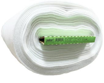 Fusible Fleece -Pellon 45 inch wide # 986FP Lightweight One Sided Fusible Fleece -Choose Your Cut