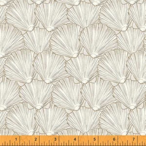 Sea & Shore Cream Shells 53025-5 cotton fabric Windham Fabrics - Choose Cut - Ocean Fabrics