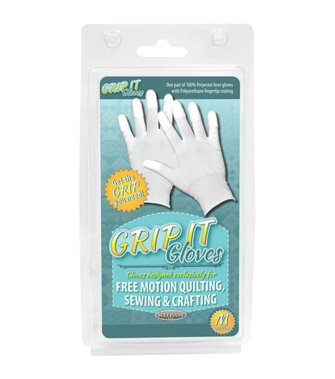 Quilting Gloves Sullivans Grip It Quilting Sewing Gloves 48667 Size