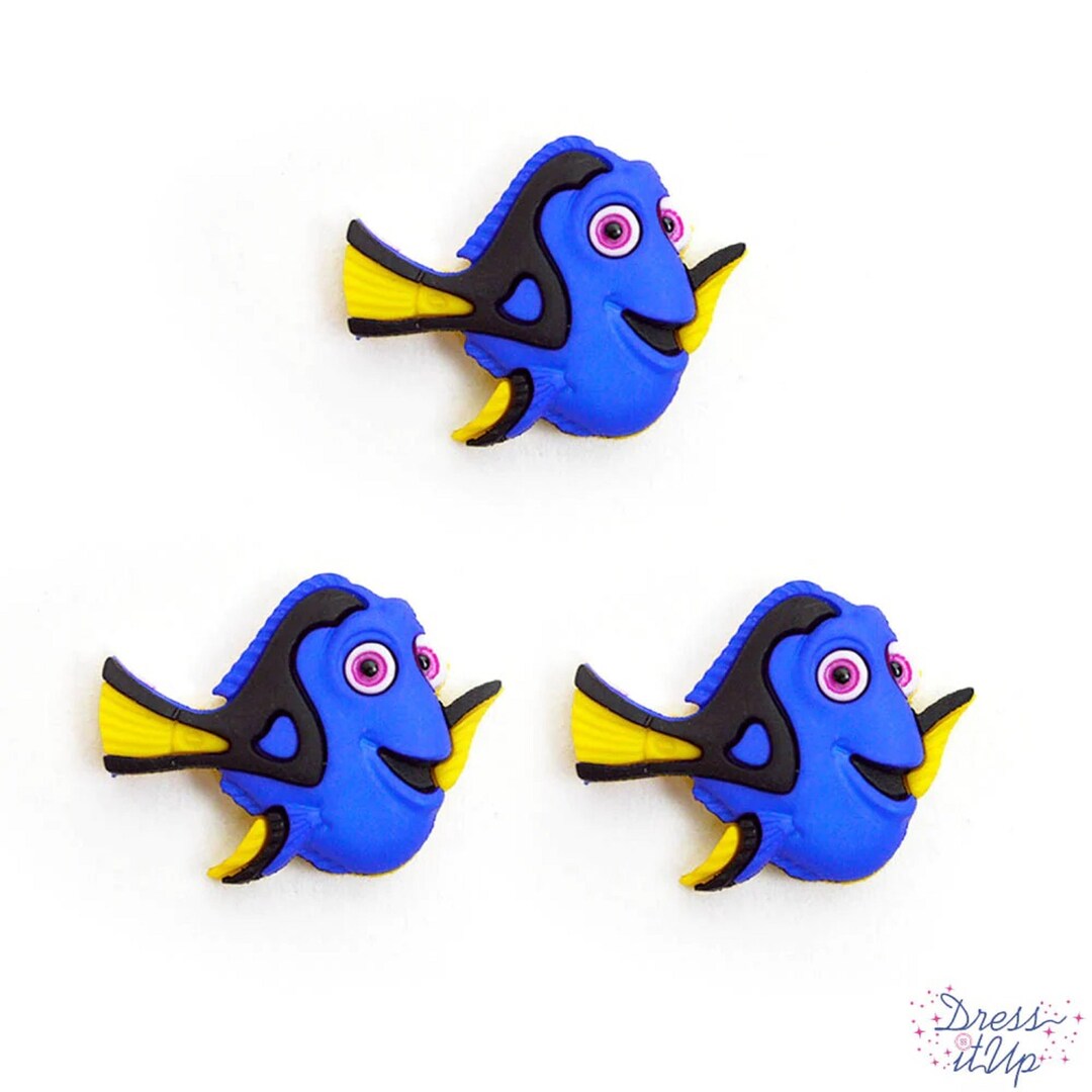 Buttons - Finding Nemo Dory Buttons Animal Buttons for Sewing ...