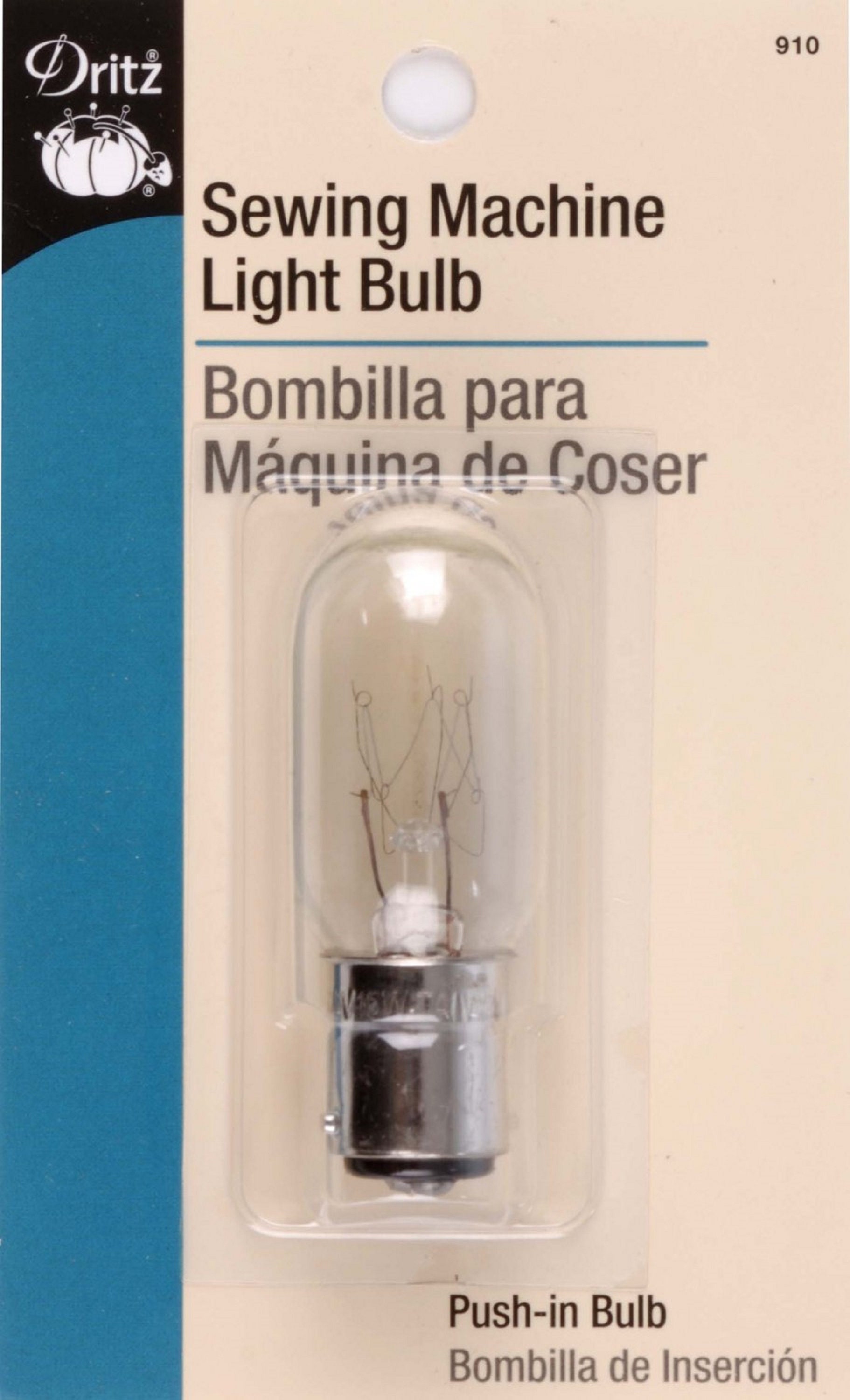 Dritz Light Bulb Bayonet Base # 910 -sewing machine bulb
