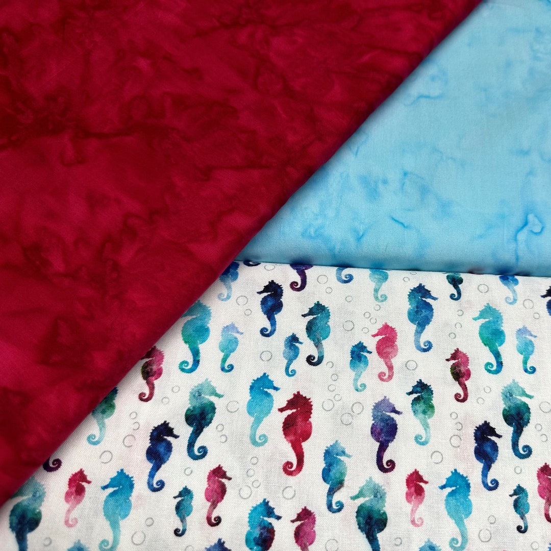 3 Yard Quilt Kitseahorses and Companions 3 Yard Bundle Etsy