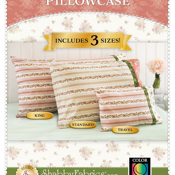 Shabby Fabric Magic Pillowcase # SF50017 - Sewing Pattern - Pillowcase Patterns -Home Decor Pattern