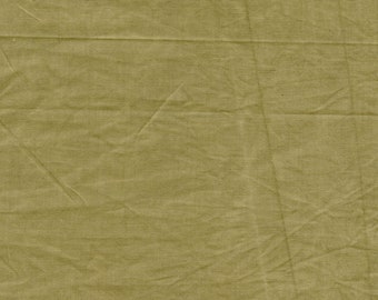 Tela de muselina de algodón = Marcus Fabrics Olive New Aged Muslin 7697-0116 ~Tela de edredón - Tela de costura