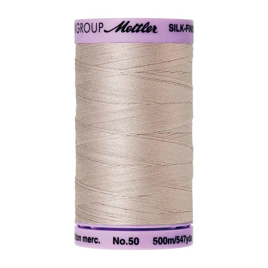 Mettler Thread, Old Tin, 0415 60wt, Solid Cotton, Silk Finish