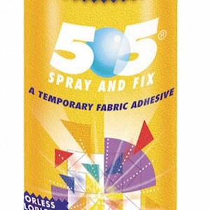 Spraynbond Pattern & Stencil Spray Helps to Eliminate the Need for Pinning,  Temporary Light-tack Adhesive is Repositionable, Re-usable 