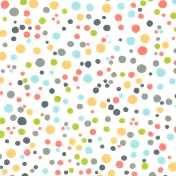 Minky Fabric - Dabble Dot Minky -Polyester Michael Miller Polyester Fabric 58 in wide  - Choose Your Cut