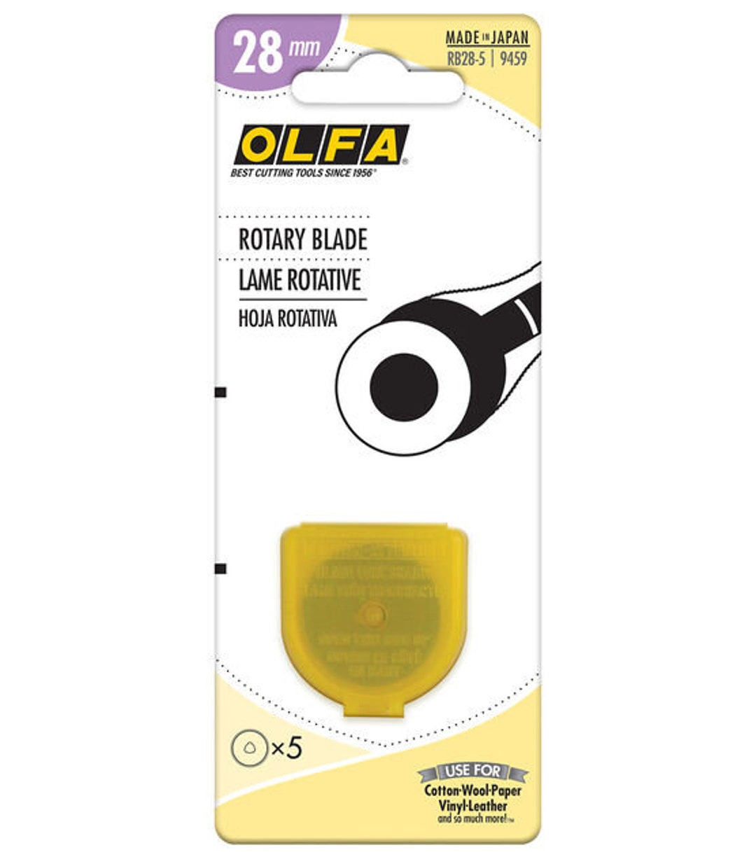 OLFA ROTARY BLADE 28 Mm 5 Ct Replacement Blades for Rotary Cutter -   Singapore