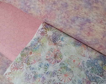 Pink Fabric Kit -Quilt Fabric - Sewing Fabric - 3 Yard Quilt Kit -Choose Your cut