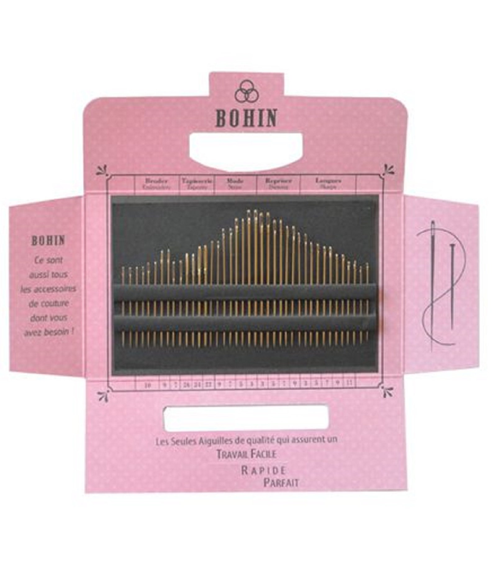 Bohin Hand Sewing Needles Assortment 40 Piece Choose Pack Etsy