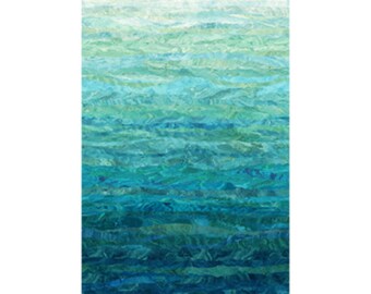 Ombre Beach Fabric - Tranquil Waters Running Yardage by Northcott Cotton Quilt Fabric - Choose Cut