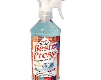 Best Press #2 Unscented Spray Starch 16.9 oz Stiff Press - Sewing Starch - Quilting Starch