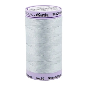 Cotton Thread - Mettler Silk-Finish 50wt All Purpose- 9104-1081 Moonstone - Quilting Thread- Sewing Thread
