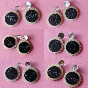 Zodiac Constellation Earrings "Oh My Stars"
