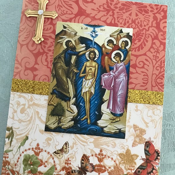 Carte de baptême orthodoxe