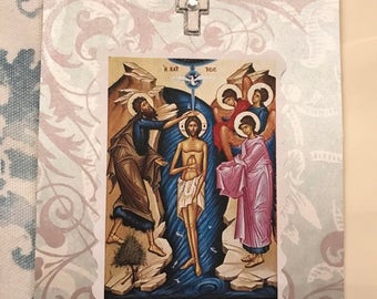 Orthodox Baptism Card