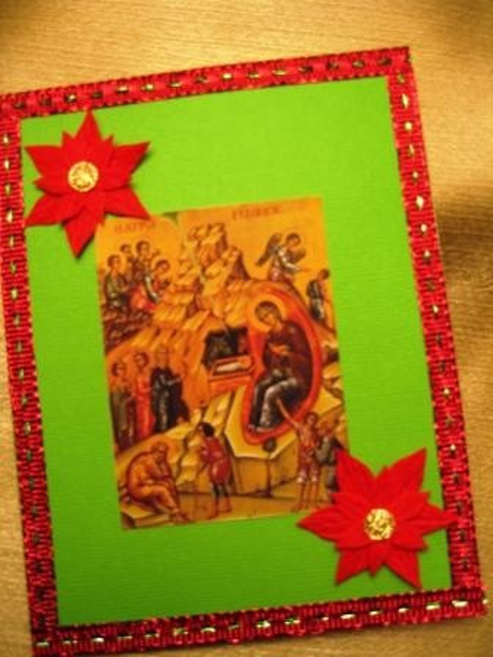 Set of 5 Orthodox Christmas Cards Etsy