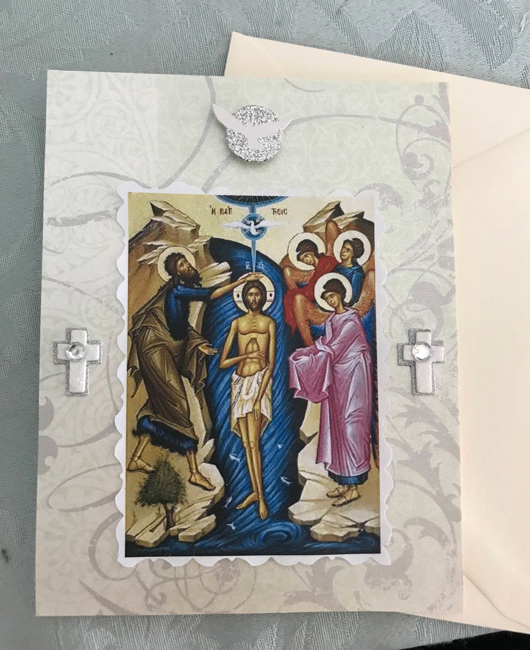 Orthodox Card Orthodox Baptism Card - Etsy