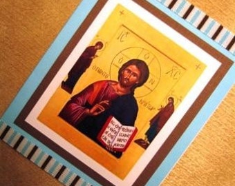 Christ Orthodox Greeting Card