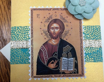 Christ Orthodox Greeting Card