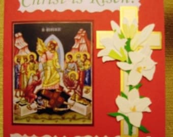 Set of Five Orthodox Easter Greeting Cards